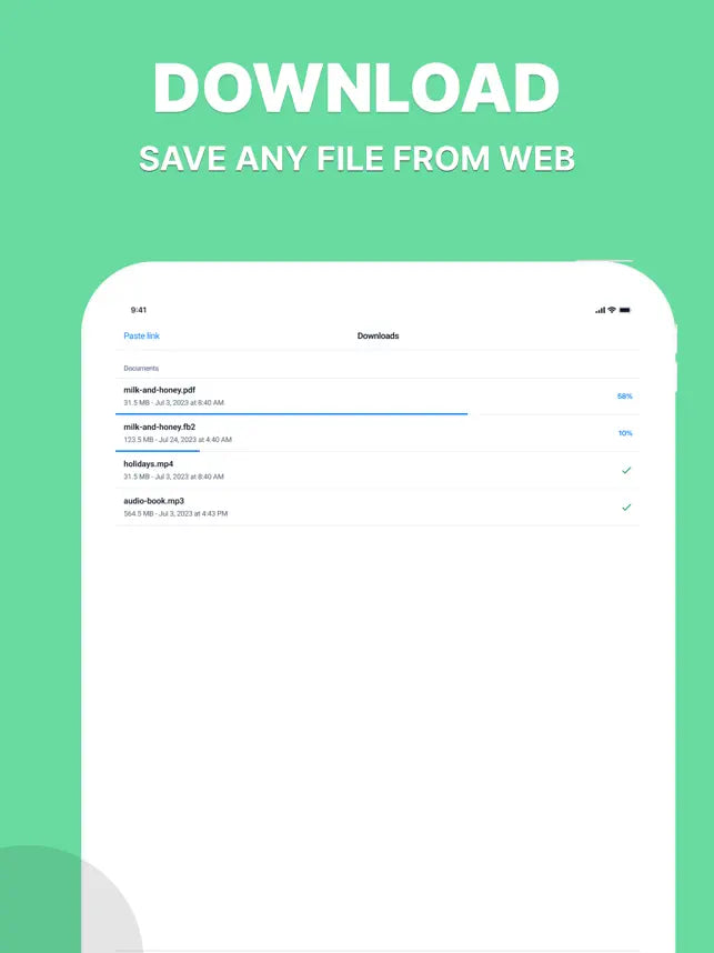 Browser & Offline File Storage