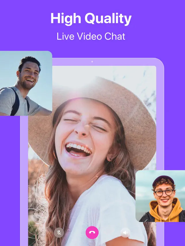 Dual Video Chat + Phone Number